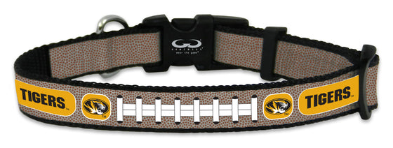 Missouri Tigers Pet Collar Reflective Football Size Small CO