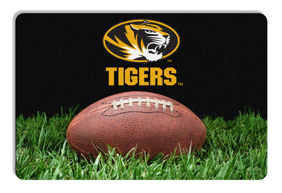 Missouri Tigers Classic Football Pet Bowl Mat - L  CO