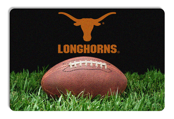 Texas Longhorns Pet Bowl Mat Classic Football Size Large CO