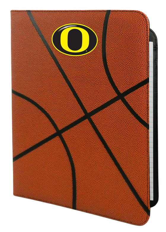 Oregon Ducks Classic Basketball Portfolio - 8.5 in x 11 in