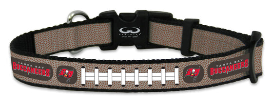 Tampa Bay Buccaneers Pet Collar Reflective Football Size Small CO