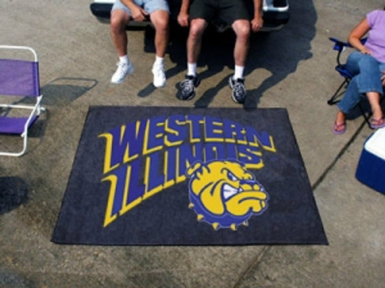 Western Illinois Leathernecks Area Rug - Tailgater - Special Order