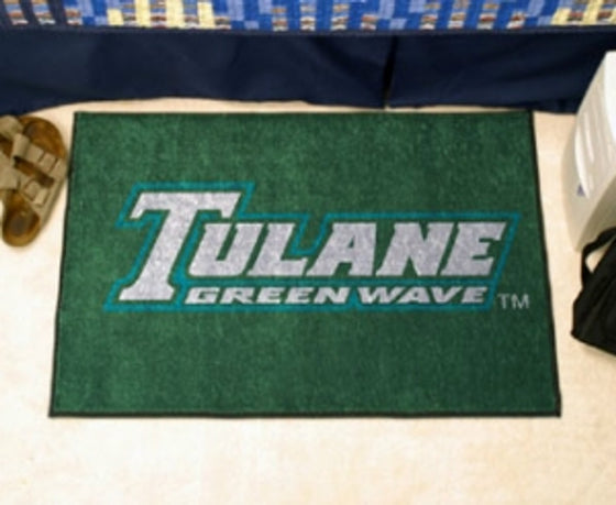 Tulane Green Wave Rug - Starter Style - Special Order