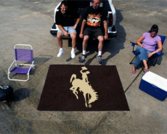 Wyoming Cowboys Area Rug - Tailgater - Special Order