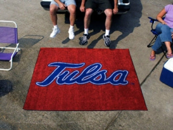 Tulsa Golden Hurricane Area Rug - Tailgater - Special Order