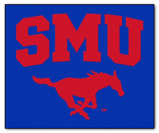 Southern Methodist Mustangs Area Rug - Tailgater - Special Order