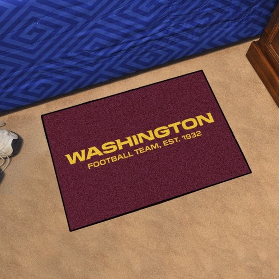 Washington Football Team Rug 19x30 Starter Style Helmet Design - Special Order