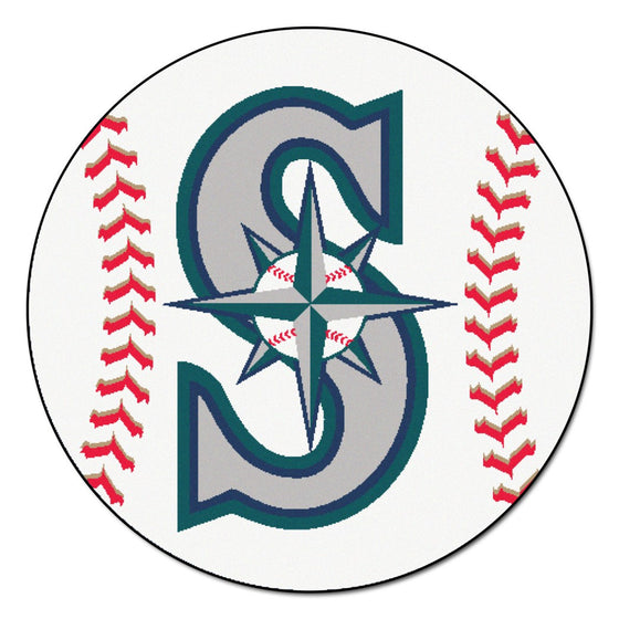 Seattle Mariners Baseball Mat 29 inch - Special Order