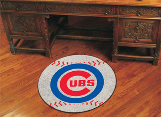 Chicago Cubs Baseball Mat 29 inch - Special Order