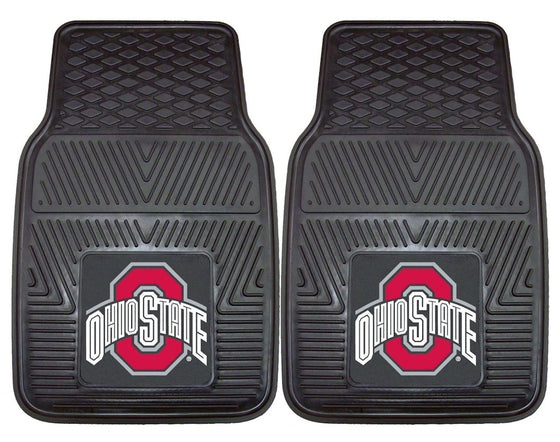 Ohio State Buckeyes Heavy Duty 2-Piece Vinyl Car Mats (CDG)