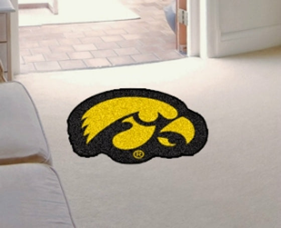 Iowa Hawkeyes Area Rug - Mascot Style - Special Order