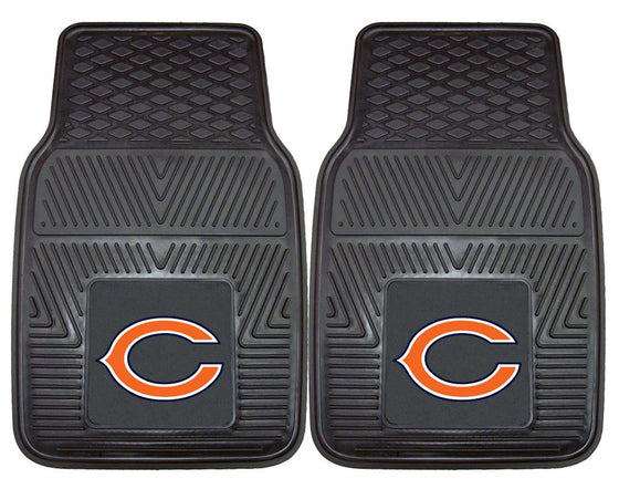 Chicago Bears Car Mats Heavy Duty 2 Piece Vinyl (CDG)