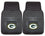 Green Bay Packers Car Mats Heavy Duty 2 Piece Vinyl (CDG)