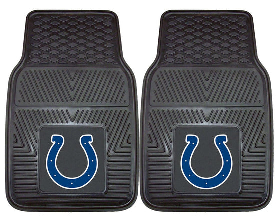 Indianapolis Colts Car Mats Heavy Duty 2 Piece Vinyl (CDG)