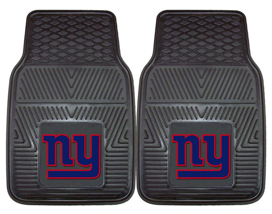 New York Giants Car Mats Heavy Duty 2 Piece Vinyl (CDG)