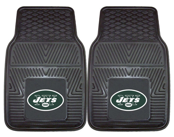 New York Jets Car Mats Heavy Duty 2 Piece Vinyl (CDG)