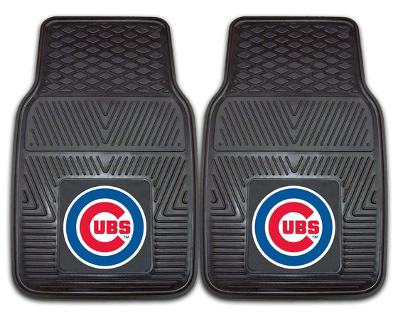 Chicago Cubs Heavy Duty 2-Piece Vinyl Car Mats (CDG)