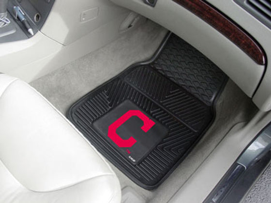 Cleveland Indians Heavy Duty 2-Piece Vinyl Car Mats (CDG)