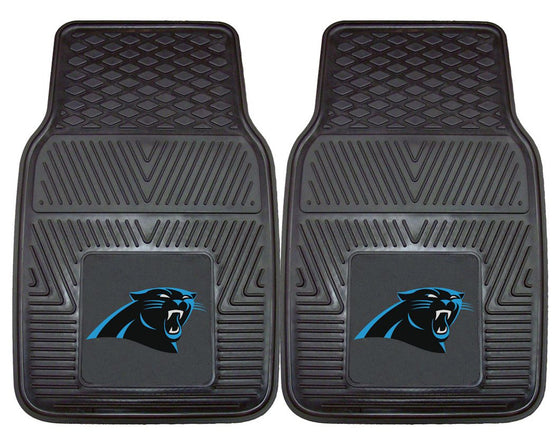 Carolina Panthers Car Mats Heavy Duty 2 Piece Vinyl (CDG)