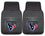 Houston Texans Car Mats Heavy Duty 2 Piece Vinyl (CDG)