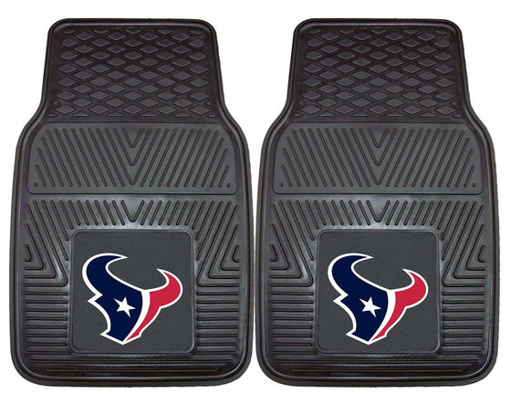 Houston Texans Car Mats Heavy Duty 2 Piece Vinyl (CDG)