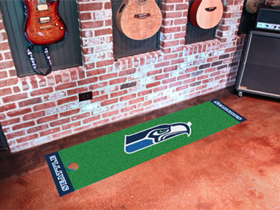 Seattle Seahawks Putting Green Mat - Special Order