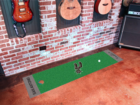 San Antonio Spurs Putting Green Mat - Special Order