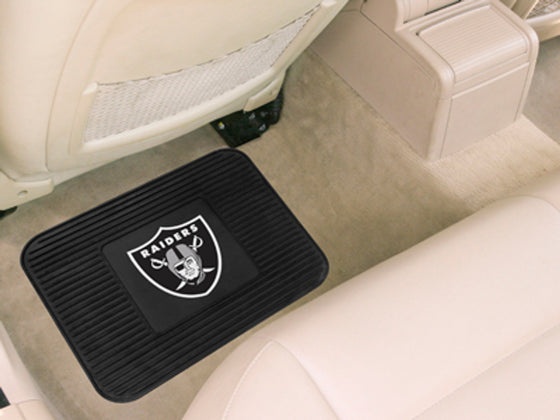 Oakland Raiders Car Mat Heavy Duty Vinyl Rear Seat (CDG)