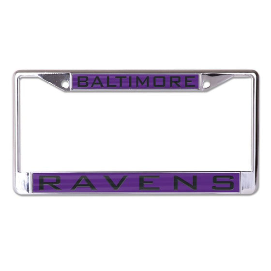 BALTIMORE RAVENS LIC PLT FRAME S/L PRINTED - 757 Sports Collectibles