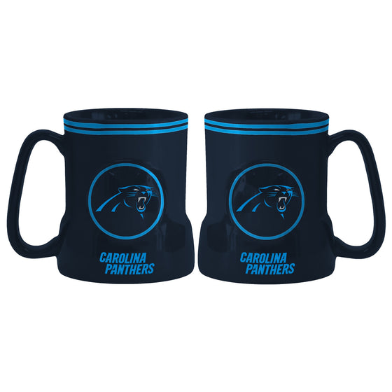 Carolina Panthers Coffee Mug 18oz Game Time Style