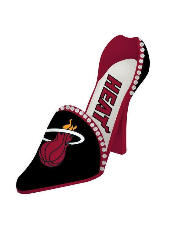 Miami Heat Decorative Wine Bottle Holder - Shoe