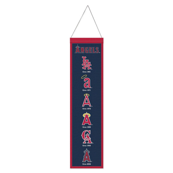 Los Angeles Angels Banner Wool 8x32 Heritage Evolution Design