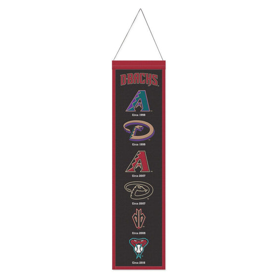 Arizona Diamondbacks Banner Wool 8x32 Heritage Evolution Design