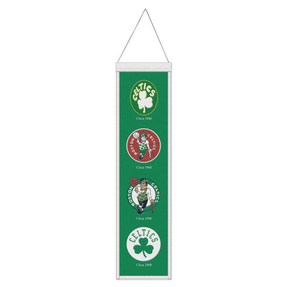 Boston Celtics Wool Banner 8" x 32"