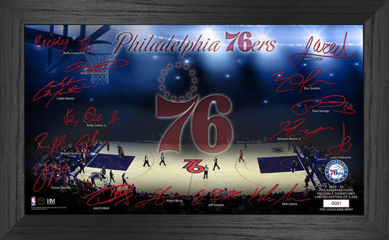 Philadelphia 76ers 2024-25 Signature Court