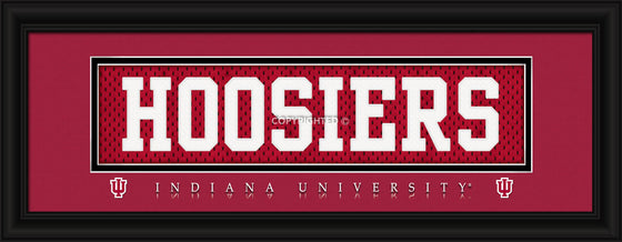 Indiana Hoosiers Stitched Uniform Slogan Print - Hoosiers