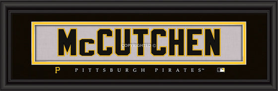 Pittsburgh Pirates Andrew McCutchen Print - Signature 8"x24" (CDG)