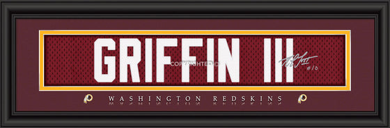 Washington Redskins Robert Griffin III Print - Signature 8"x24" (CDG)