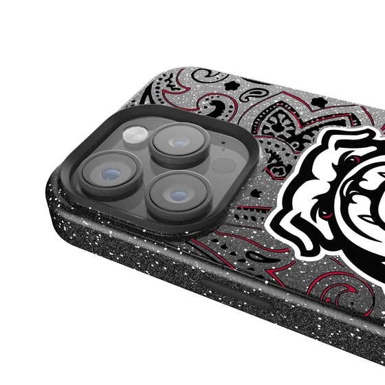 Georgia Bulldogs Paisley Bling Phone Case-2