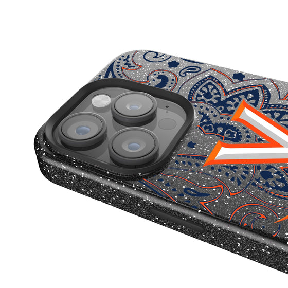 Virginia Cavaliers Paisley Bling Phone Case-2