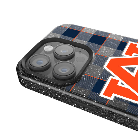 Auburn Tigers Plaid Bling Phone Case-2