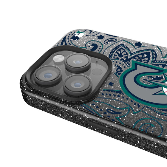 Seattle Mariners Paisley Bling Phone Case-2