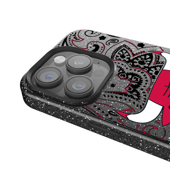 Chicago Bulls Paisley Bling Phone Case-2