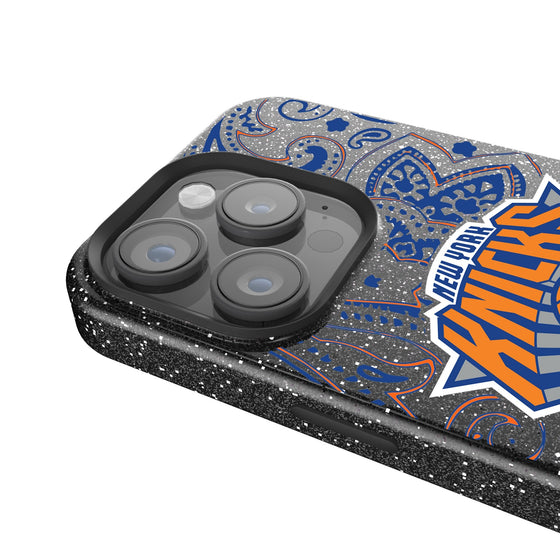 New York Knicks Paisley Bling Phone Case-2