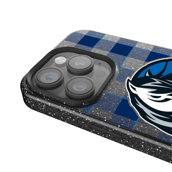 Dallas Mavericks Plaid Bling Phone Case-2