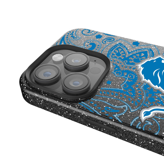 Detroit Lions Paisley Bling Phone Case-2