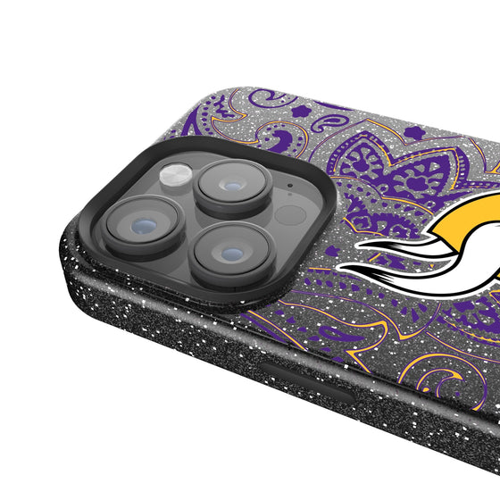 Minnesota Vikings Paisley Bling Phone Case-2