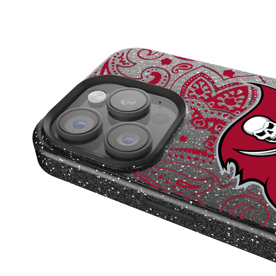 Tampa Bay Buccaneers Paisley Bling Phone Case-2