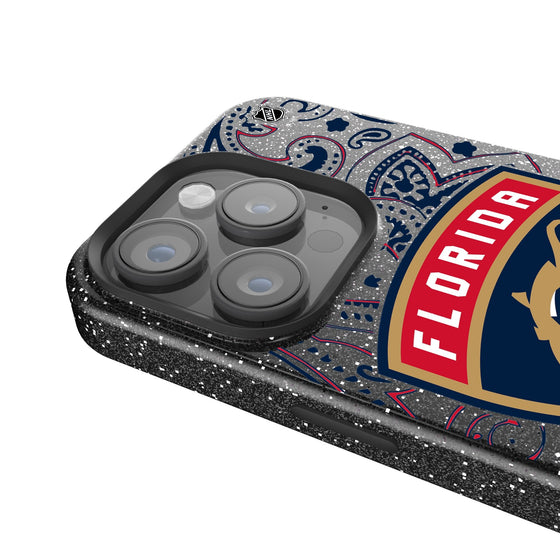 Florida Panthers Paisley Bling Phone Case-3