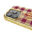 Arizona State Sun Devils Plaid Bling Phone Case-2